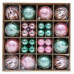 JOY BOX 44 SFERE ROSA/TIFFANY (12PZ CM.6+32PZ CM.3) (6pz)